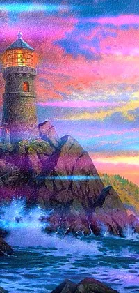 Lighthouse Water Sky Live Wallpaper