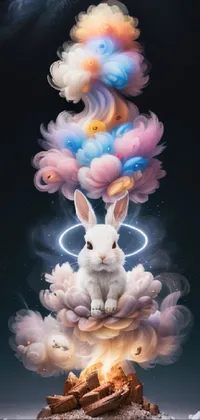 Lighting Organism Rabbit Live Wallpaper