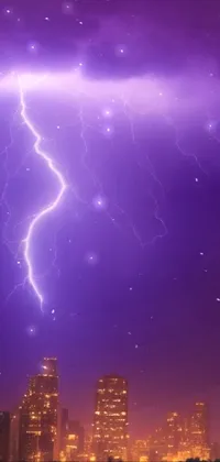Lightning Atmosphere Sky Live Wallpaper