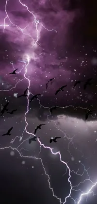 Lightning Cloud Sky Live Wallpaper