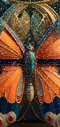 This butterfly phone live wallpaper is a stunning masterpiece