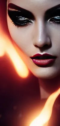 Lip Chin Lipstick Live Wallpaper