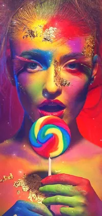 Lip Colorfulness Eyelash Live Wallpaper