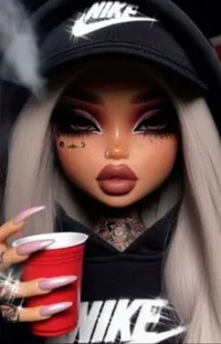 Lip Eyelash Doll Live Wallpaper