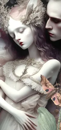 Experience the wonder and elegance of this fantasy-themed phone live wallpaper
