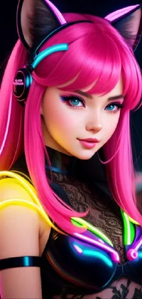 Lip Hairstyle Toy Live Wallpaper