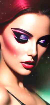 Lip Lipstick Eyebrow Live Wallpaper