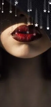 Lip Lipstick Liquid Live Wallpaper