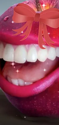 Lip Tooth Tongue Live Wallpaper