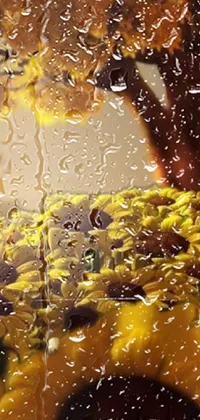 Liquid Amber Water Live Wallpaper