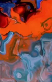 Liquid Art Paint Azure Live Wallpaper