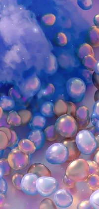 Liquid Azure Purple Live Wallpaper