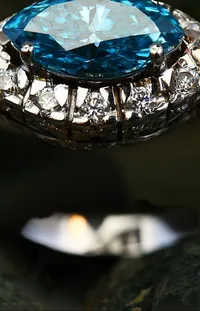 Liquid Blue Body Jewelry Live Wallpaper