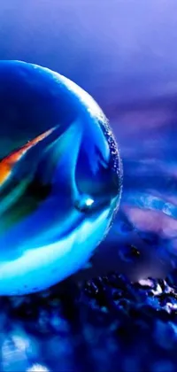 Liquid Blue Fluid Live Wallpaper