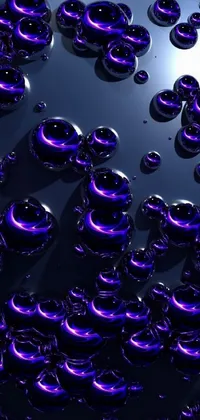 Liquid Blue Purple Live Wallpaper