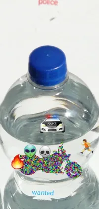 Liquid Bottle Cap Drinkware Live Wallpaper