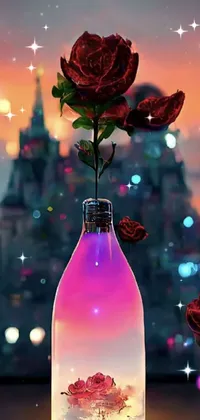 Liquid Bottle Light Live Wallpaper