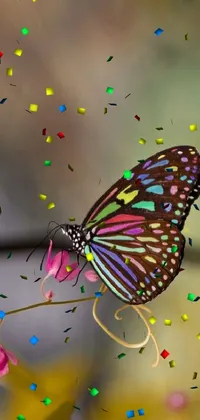 Liquid Butterfly Pollinator Live Wallpaper