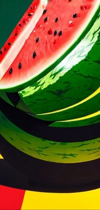Liquid Citrullus Watermelon Live Wallpaper