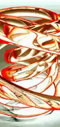 This live wallpaper for your phone features a visually striking image of a bowl filled with sliced apples resting on a wooden tabletop against an anime-inspired background