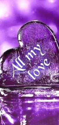 Liquid Drinkware Purple Live Wallpaper