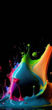 Liquid Fluid Art Live Wallpaper