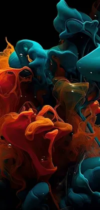 Liquid Fluid Art Paint Live Wallpaper