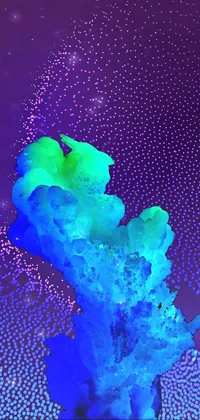 Liquid Fluid Electric Blue Live Wallpaper
