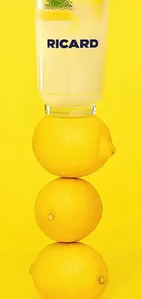 Liquid Fluid Yellow Live Wallpaper