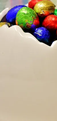 Liquid Glass Electric Blue Live Wallpaper