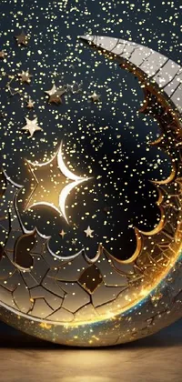 Liquid Gold Astronomical Object Live Wallpaper