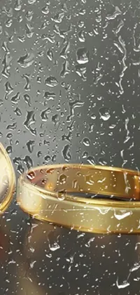 Liquid Gold Water Live Wallpaper