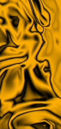 Liquid Gold Yellow Live Wallpaper