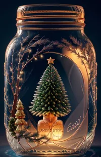 Liquid Light Christmas Ornament Live Wallpaper
