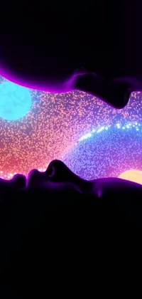 Liquid Light Purple Live Wallpaper