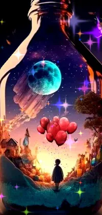 Liquid Light World Live Wallpaper