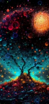 Liquid Lighting Organism Live Wallpaper