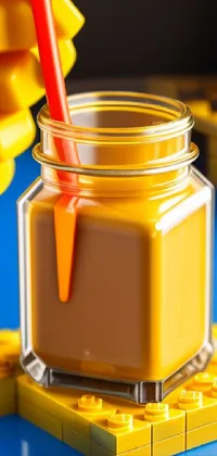 Liquid Orange Food Storage Containers Live Wallpaper
