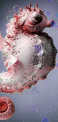 Liquid Organism Pink Live Wallpaper