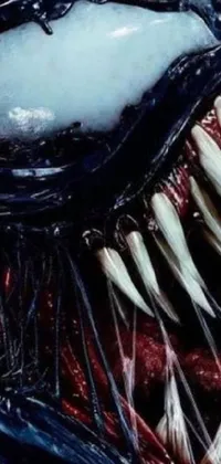 This phone live wallpaper showcases a close-up of a hand holding a cell phone with a variety of images on the screen, including a poster, Tumblr posts, tachisme art, a venom character, the iconic Guerrillero Heroico photo, and a Google Images search result