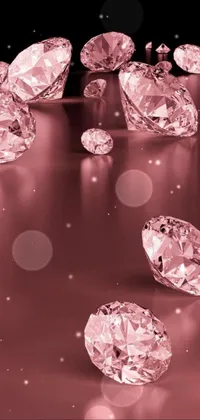 pink diamonds wallpaper