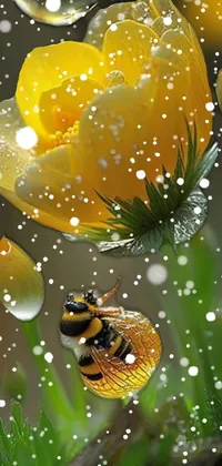 Liquid Pollinator Nature Live Wallpaper