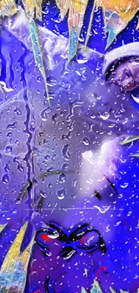 Liquid Purple Blue Live Wallpaper