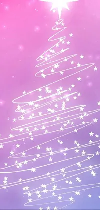 Liquid Purple Christmas Ornament Live Wallpaper