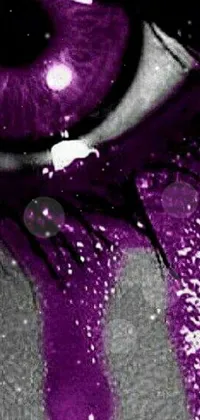 Liquid Purple Human Body Live Wallpaper