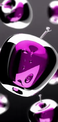 Liquid Purple Light Live Wallpaper