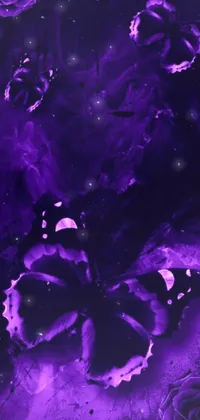 Liquid Purple Petal Live Wallpaper