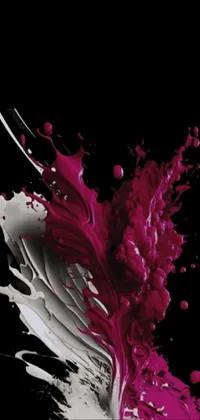 Liquid Purple Petal Live Wallpaper