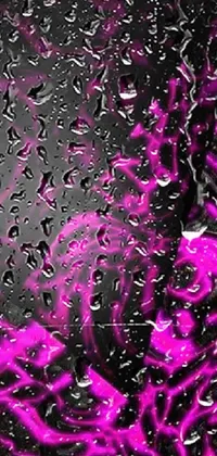 Liquid Purple Textile Live Wallpaper