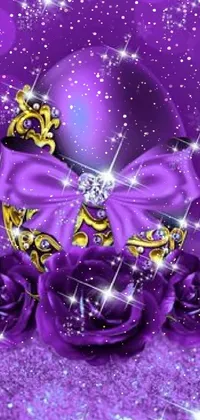 Liquid Purple Violet Live Wallpaper